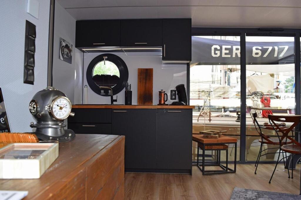 Hotel Houseboat Lina, Flensburg Exterior foto