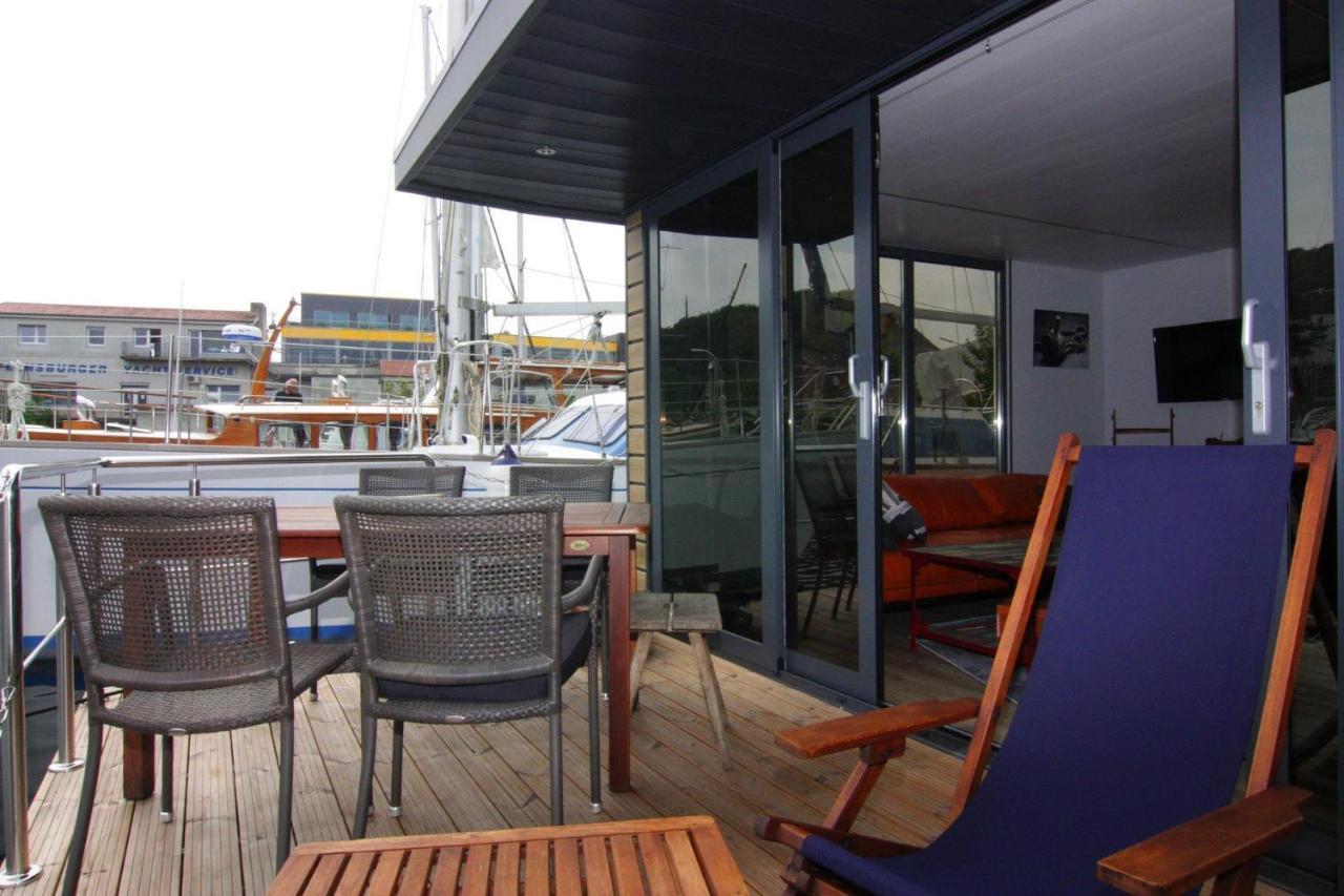 Hotel Houseboat Lina, Flensburg Exterior foto